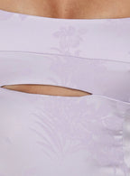 Powell Satin Mini Dress Lilac