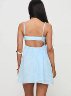 Granno Mini Dress Light Blue