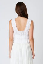 Ruffled Peplum Top