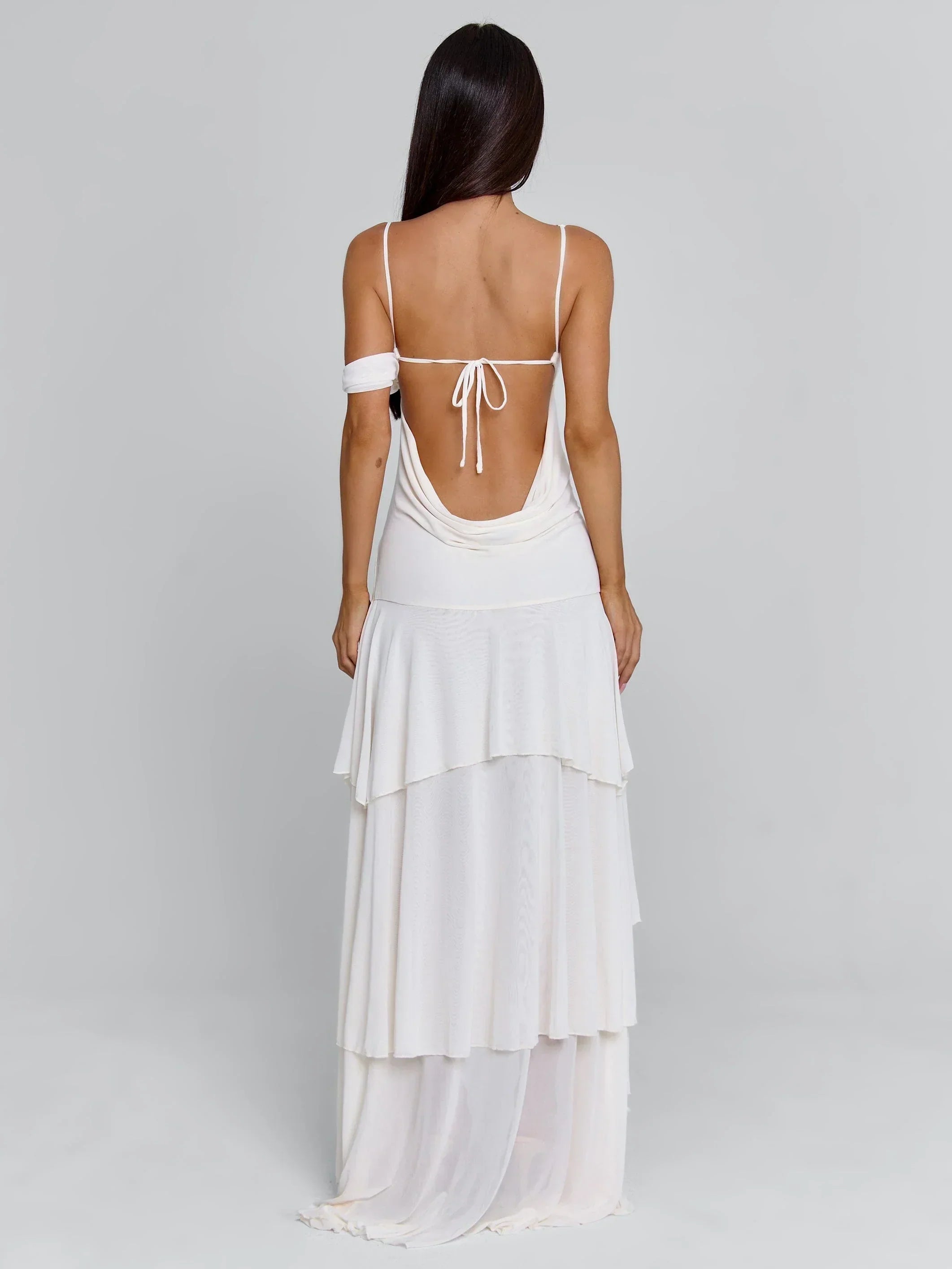 SINORA MAXI DRESS IVORY