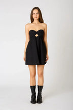 Strapless Babydoll Mini Dress