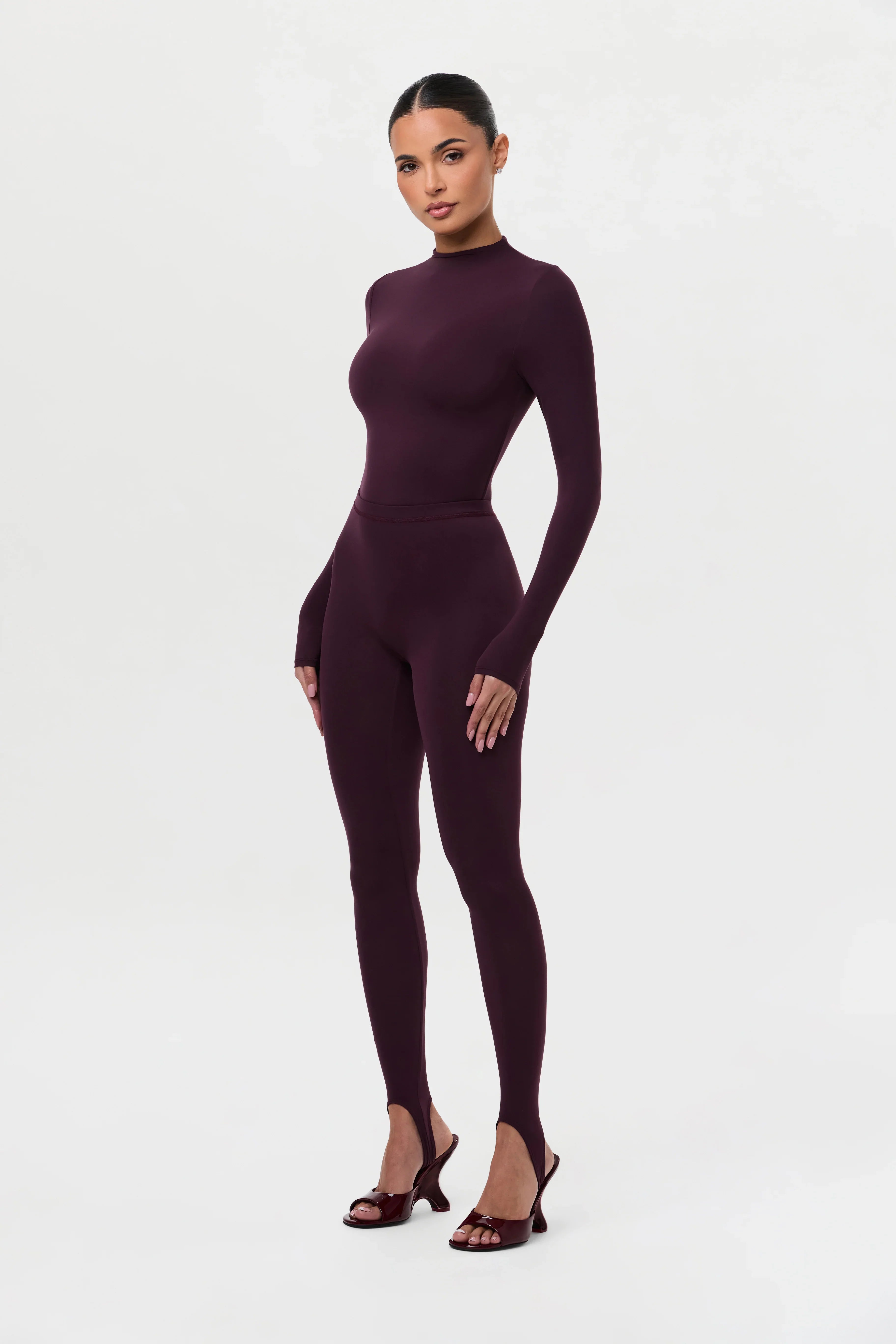 Naked Mock Neck Top