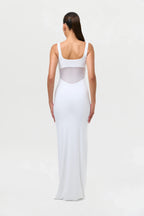 Hourglass Mesh Contrast Dress