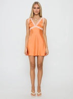 Lillipilly Lace Mini Dress Orange