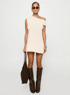 Liberation Off The Shoulder Mini Dress White