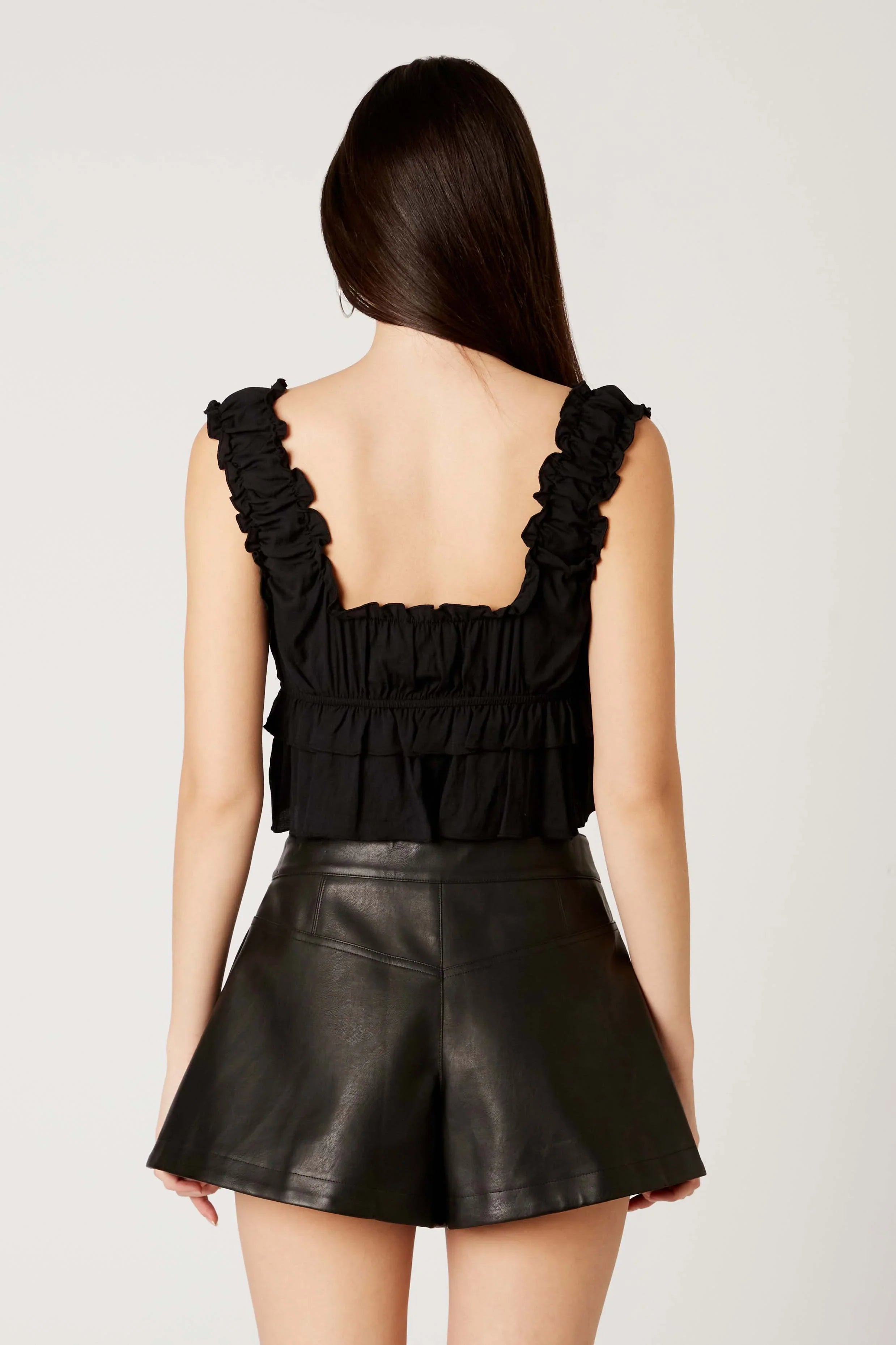 Ruffled Peplum Top