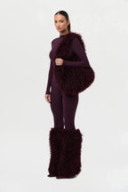 Faux Fur Plush Shoulder Bag
