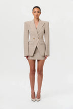 Suiting Plaid Mini Skirt