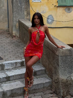 SHANTI MINI DRESS TROPICANA