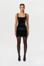 Vinyl Tank Mini Dress