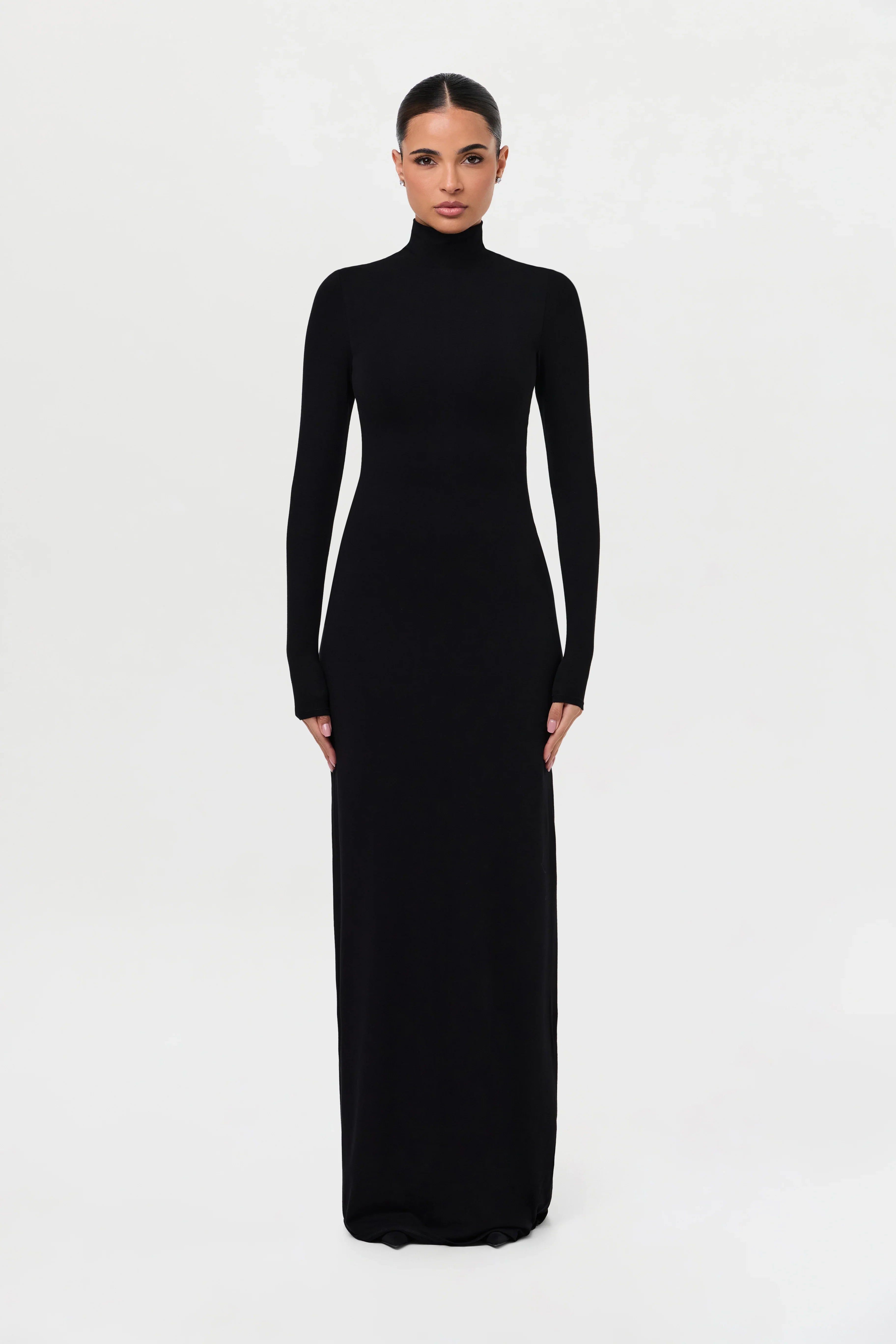 Butter Turtleneck Maxi Dress