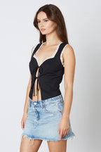 Tie Front Corset
