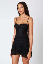 Asymmetrical Mini Skirt