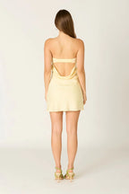 Strapless Bias Mini Dress