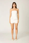 Strapless Structured Top
