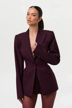 High Waist Suited Shorts