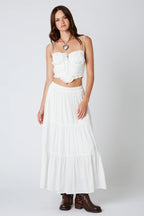 Tiered Maxi Skirt