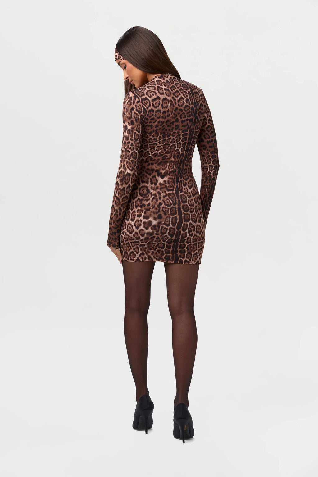 Naked Print Mini Dress