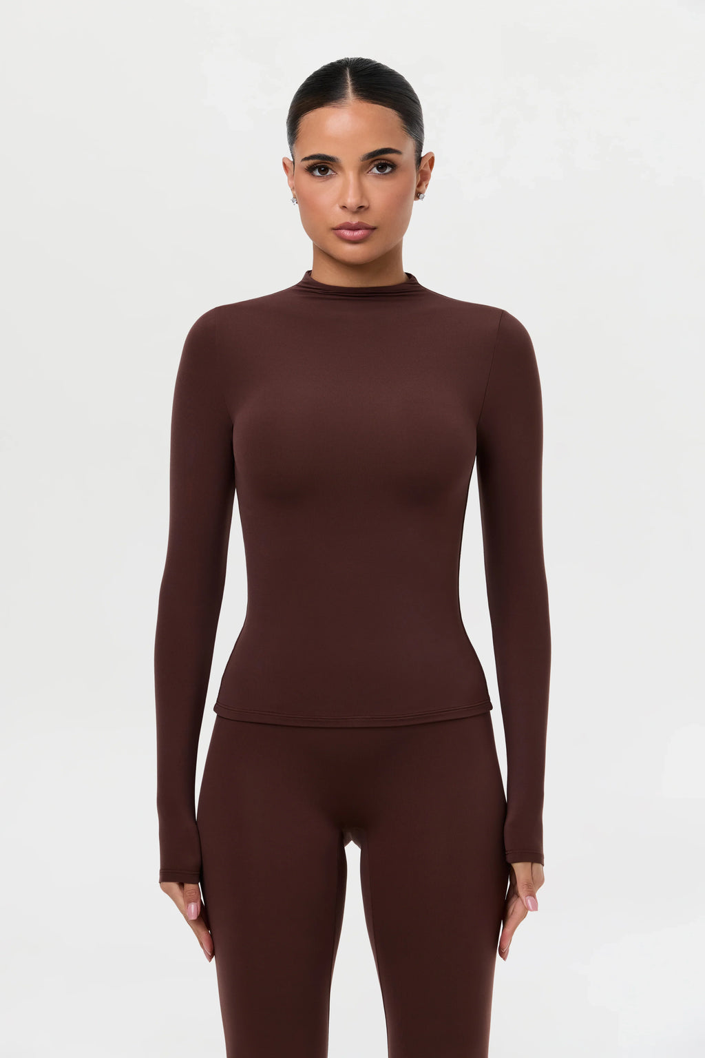 Naked Mock Neck Top