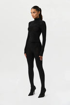 Crystal Closed Toe Leggings