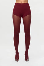 Knit Scallop Shorts