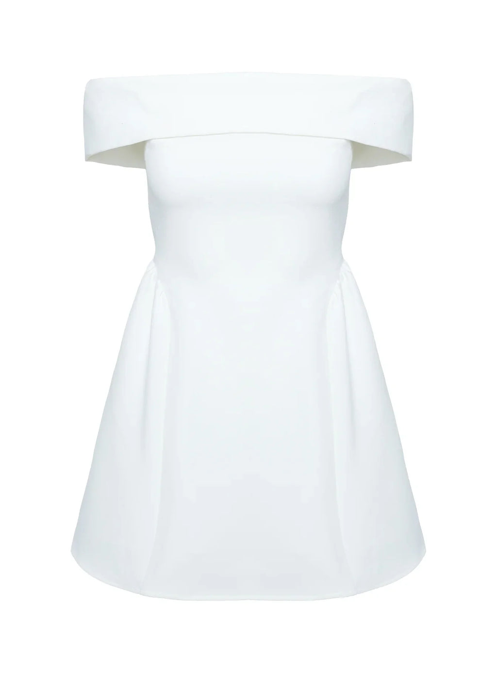Main Character Strapless Mini Dress White