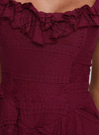 Dwyer Mini Dress Burgundy