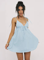 Pavlos Mini Dress Light Blue
