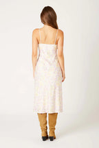 Vintage Satin Midi Dress