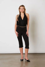 Lace Up Capri