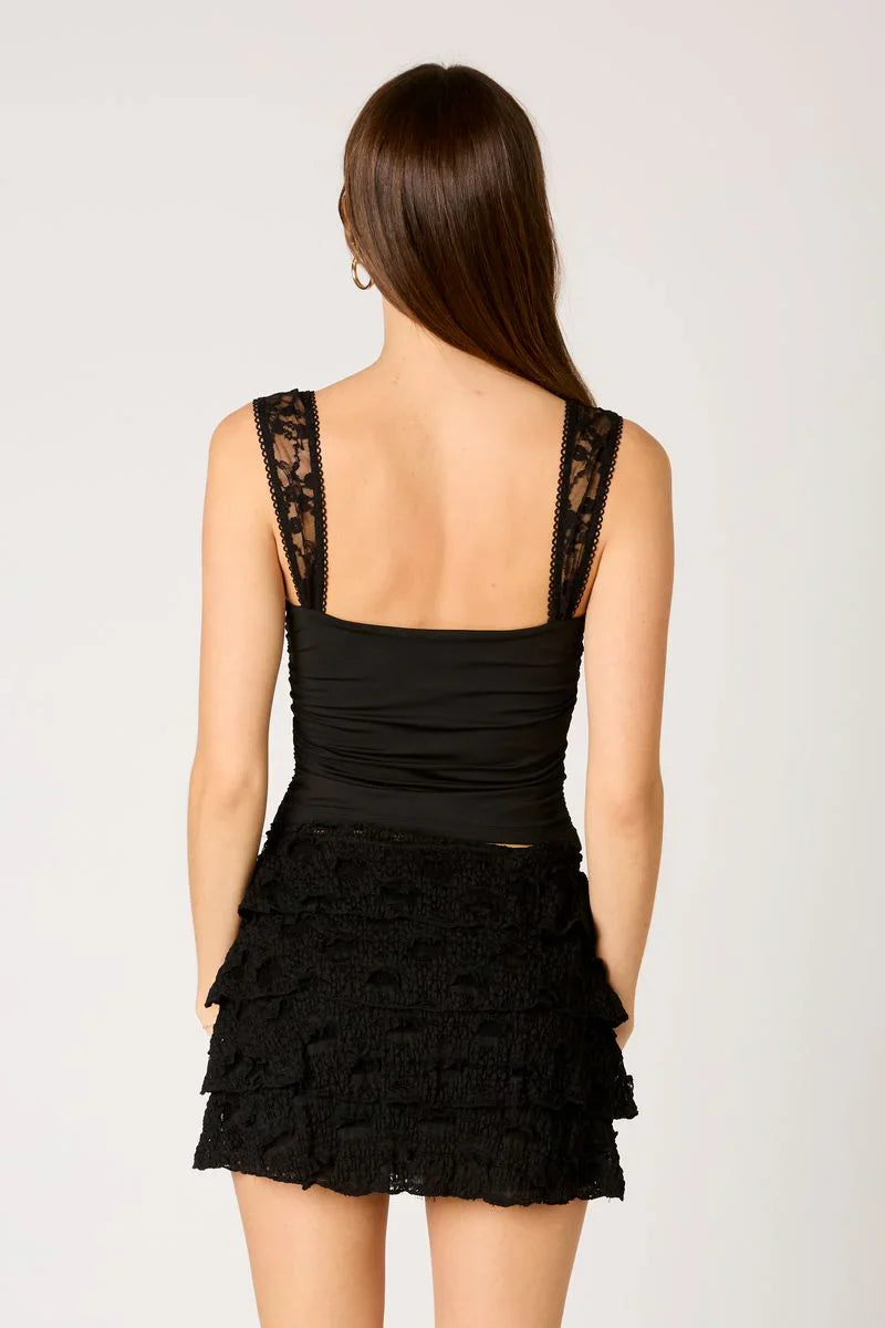 Peek-a-Boo Lace Tank