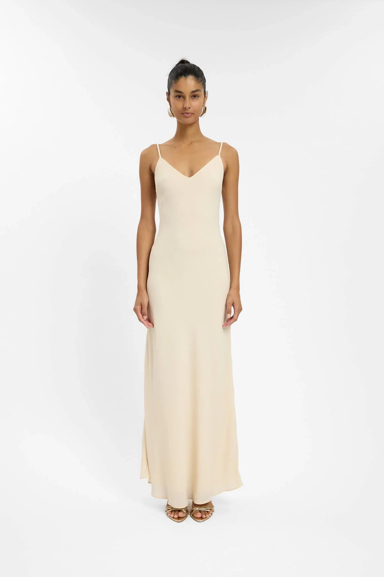 Georgette Maxi Dress | Ivory