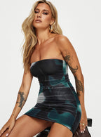 Kalena Mini Dress Navy Multi
