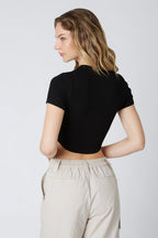 Cropped Fitted Tee