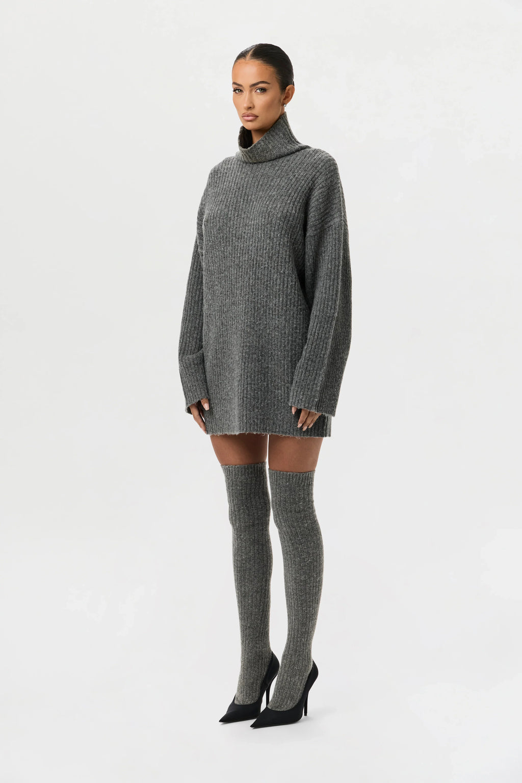 Knit Knee High Socks