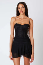 Asymmetrical Mini Skirt