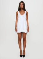 Nelty Mini Dress White