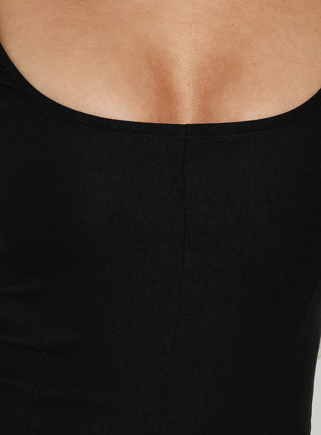Bowee Fit and Flare Short Sleeve Mini Dress Black