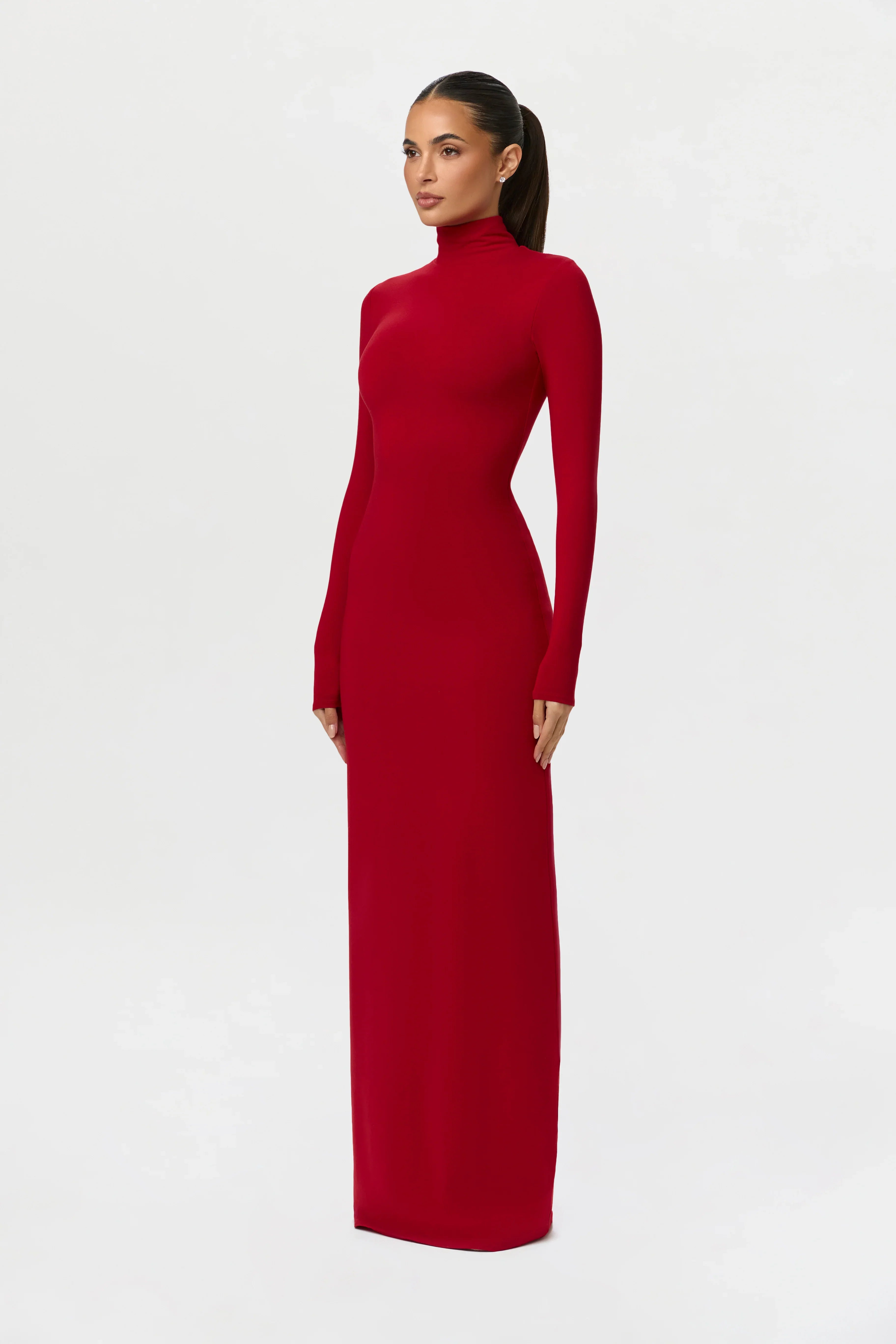 Butter Turtleneck Maxi Dress