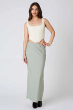 Bias Maxi Skirt