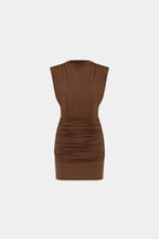 Structured Shoulder Mini Dress | Cafe