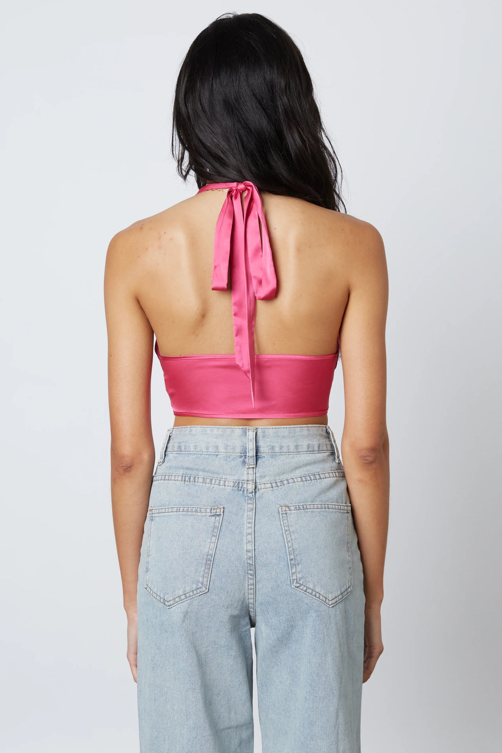 Pleated Halter Top