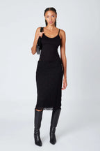 Sheer Midi Skirt
