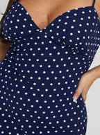 Chara Mini Dress Navy Curve