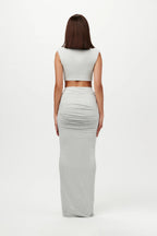NW Turtleneck Sleeveless Crop Top