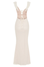 Ezra Lace Maxi Dress - Ivory