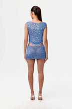 Sequin Micro Mini Skirt