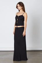 Bias Maxi Skirt