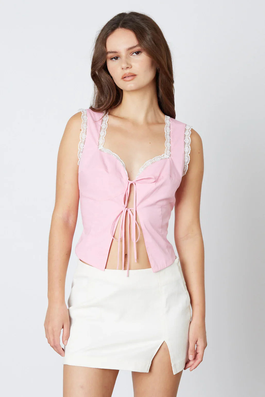 Tie Front Corset