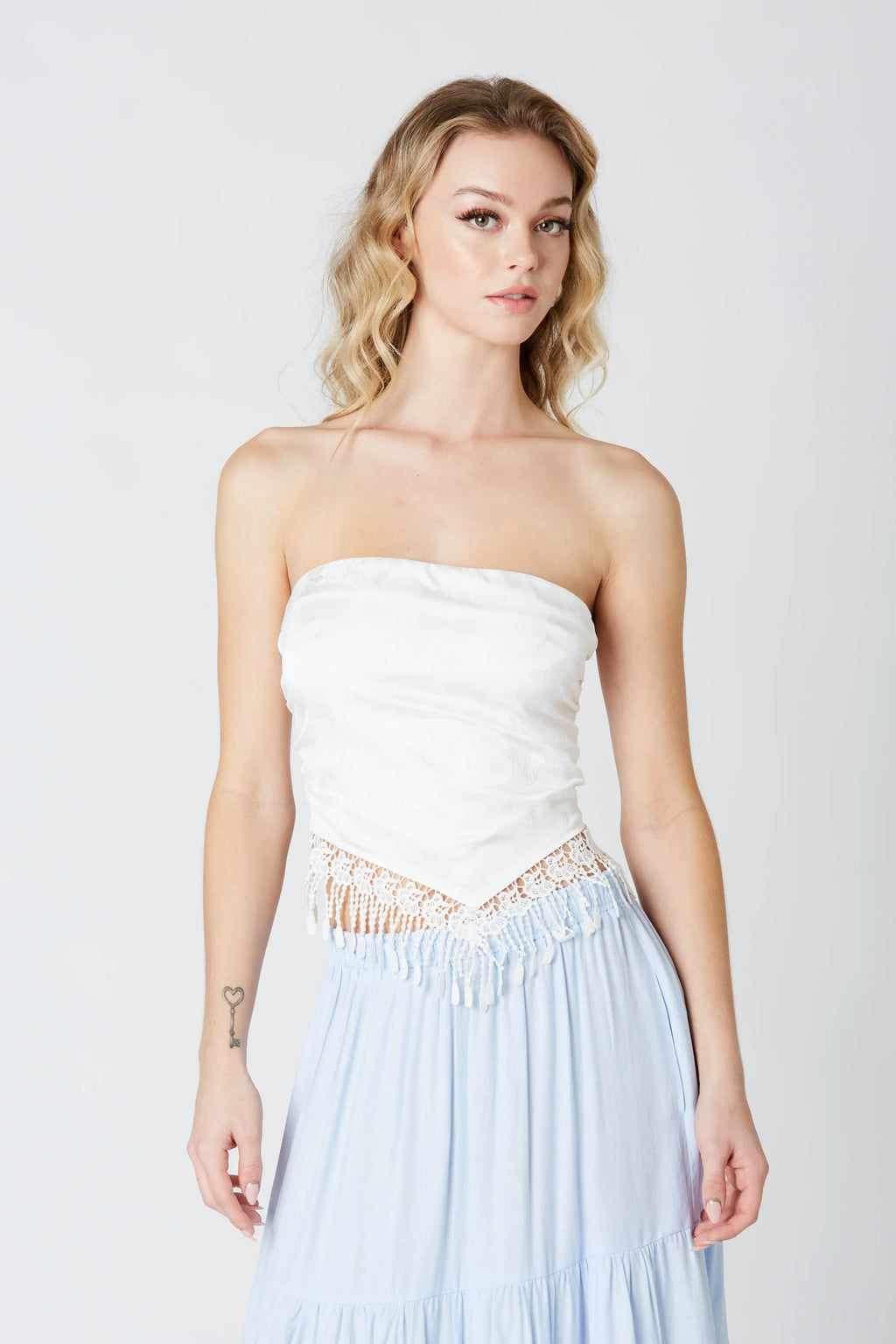 Satin Scarf Top